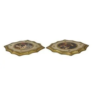 Empire Art Products | Accents | Set Of 2 Vintage Italian Florentine ...